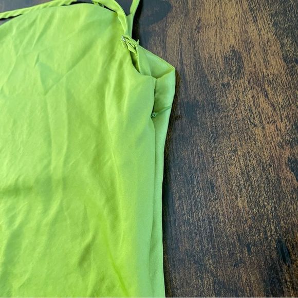 Nasty Gal Cowl Time Asymmetrical Satin Mini Dress - Picture 10 of 15